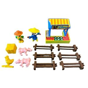 Disney Arco Donald's Fun Farm Fence Animals Figures Replacemet Pieces Pigs Chip